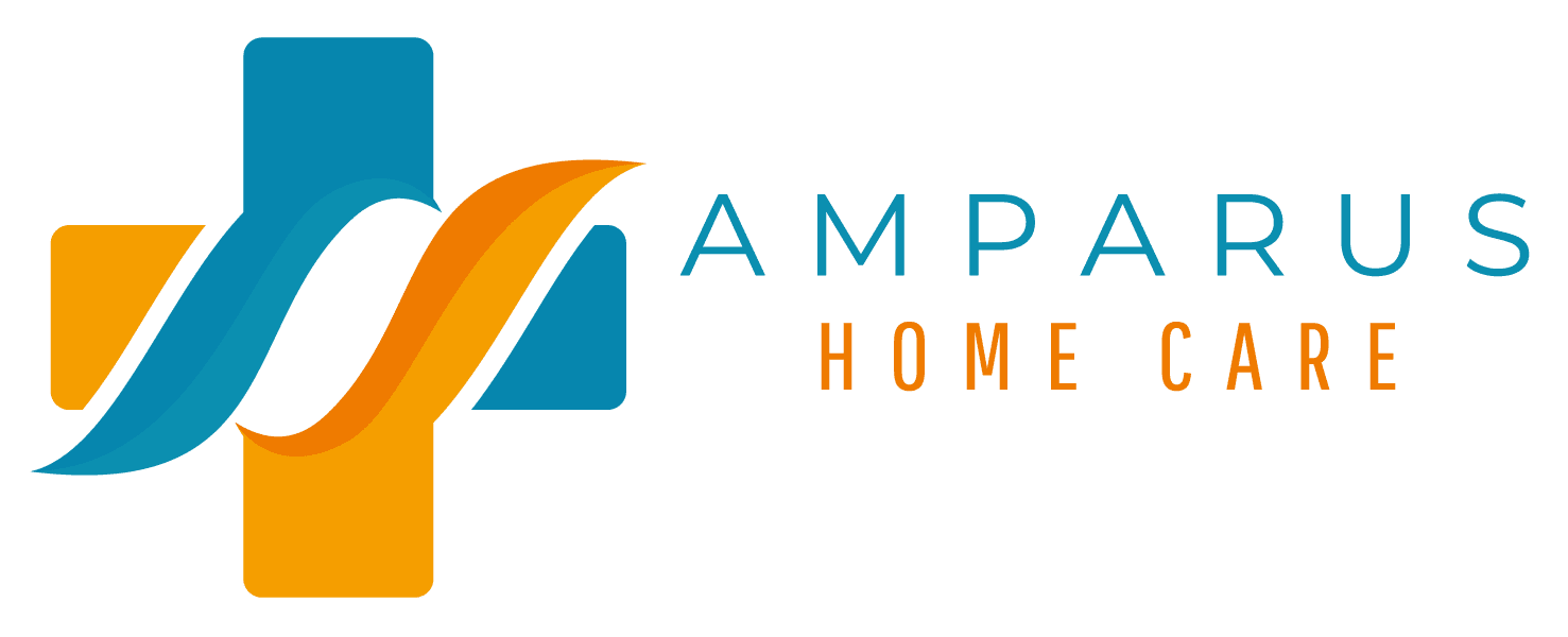 Logomarca da Amparus Home Care – Cuidado domiciliar humanizado